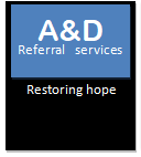 A & D Referral Services Logo